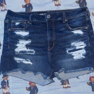 American Eagle “Hi-Rise Shortie” Shorts